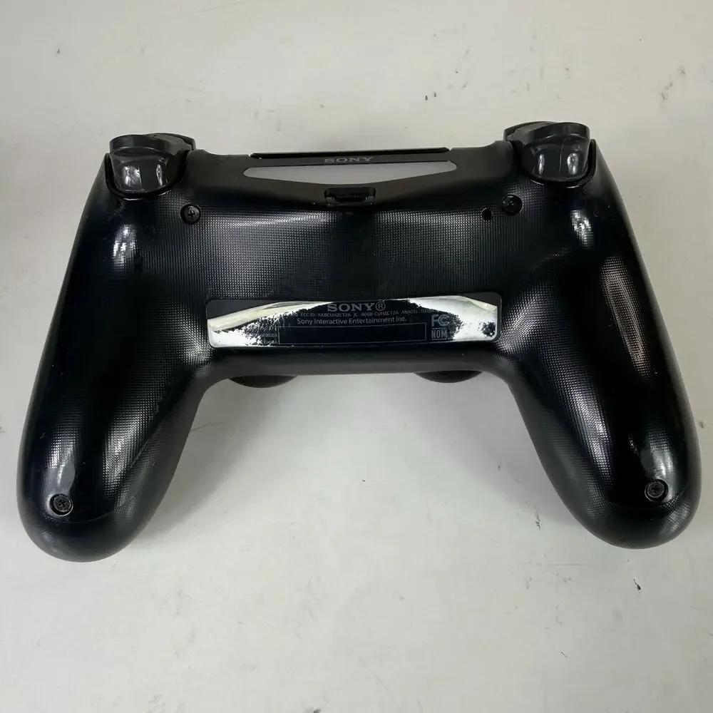 2 Sony DualShock 4 Wireless Controllers Black/Gray Camo Touchpad PS4 Untested